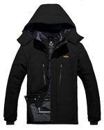 Wantdo Men's Mountain Jacket Waterproof Winter Ski Coat Windproof Outerwear