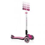 Globber Elite Deluxe 3 Wheel Scooter for Kids (Solid Deck with Anodized TBAR)