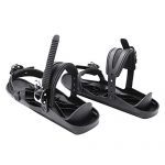 Yencoly Portable Snowshoes, Stainless Steel Outdoor Sports Snowshoes, Mini Ski Skates with Carrying Bag(One Size Fits All)