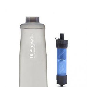 LifeStraw Flex Multi-Function Water Filter System with 2-Stage Carbon Filtration for Hiking, Camping and Emergency Preparedness