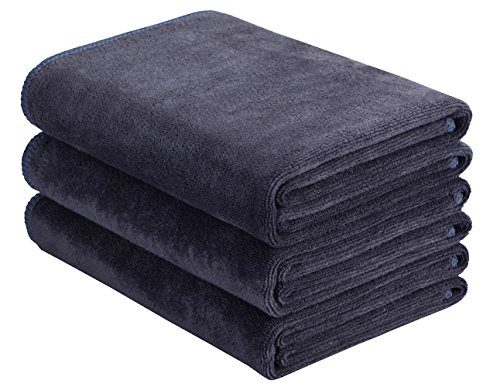 HOPESHINE Microfiber Gym Towels Fast Drying Sports Towel Fitness Workout Sweat Towels for Men & Women 3-Pack