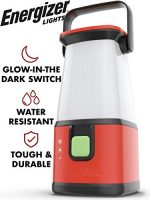 Energizer LED Camping Lantern Flashlight, 650 Hour Run-Time, 500 Lumens, IPX4 Water Resistant, Battery Powered LED Lantern - Use for Hurricane, Emergency Light, Camping