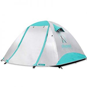 OHNANA Cool 2-Person, Heat-Blocking Rayve II Tent. Perfect for Festivals, Backpacking, as Well as Beach and Family Camping