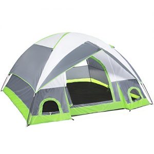 Best Choice Products 4 Person Camping Tent Family Outdoor Sleeping Dome Water Resistant W/Carry Bag