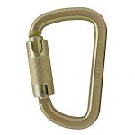 Fusion Climb Tacoma Steel High Strength Auto Lock Modified D-shaped Carabiner