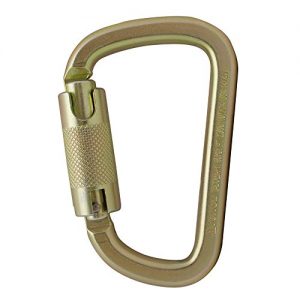 Fusion Climb Tacoma Steel High Strength Auto Lock Modified D-shaped Carabiner