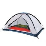 CMARTE 2 Person Single-Layer Tent Windproof Waterproof Sunshade Insect-Proof Breathable net - Camping Fishing - Easy to Install
