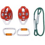 Yaegoo Belay Rigging System Hardware Kit for 5:1 Mechanical Advantage Pulley/Hauling/Dragging System