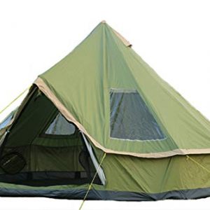 DANCHEL 13ft Light Weight Tipi Family Tent for Camping 4000 Pro