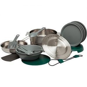 Stanley Adventure Base 4X Camp Cook Set, Stainless Steel, 3.5 L