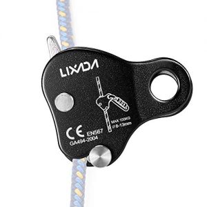 Godyluck Climbing Protective Ascender 220LB Climbing Belay Device Rope Grip Outdoor Climbing Rigging 8-13MM Rope