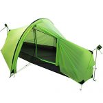 Andaker 2.4lb Ultralight Backpacking Tents One Person Man Hiking Single Camping Tent 15D Ultra-Thin Ripstop Nylon, Double-Side Silicone Coated
