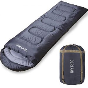 CER TAMI Sleeping Bag for Adults, Girls & Boys, Lightweight Waterproof Compact, Great for 4 Season Warm & Cold Weather, Perfect for Outdoor Backpacking, Camping, Hiking