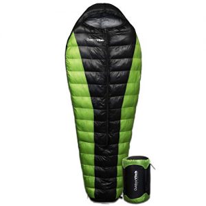 Outdoor Vitals Atlas 0-15 - 30 Degree F Ultralight Backpacking Mummy Down Sleeping Bag for Lightweight Hiking & Camping