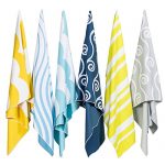 Easthills Outdoors Microfiber Beach Towels for Men & Women - Compact, Quick Dry, Ultra Absorbent, Sand Free (Extra Large 36" x 79", Large 30" x 60")