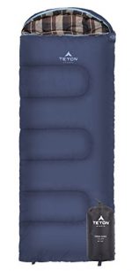 TETON Sports Celsius Junior Kids Sleeping Bag; Perfect for Camping, Traveling, and Sleepovers; Start Their Camping Experience Off Right with this Sleeping Bag; Stuff Sack Included