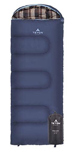 TETON Sports Celsius Junior Kids Sleeping Bag; Perfect for Camping, Traveling, and Sleepovers; Start Their Camping Experience Off Right with this Sleeping Bag; Stuff Sack Included