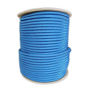 SGT KNOTS Braided Polyester Rope (1/4 in - 6mm) Braid on Braid Stiff Halter Cord - DIY Horse Halter - Low Stretch 6mm Cord for Arborist/Tree Rigging, Climbing, Hiking, Crafting