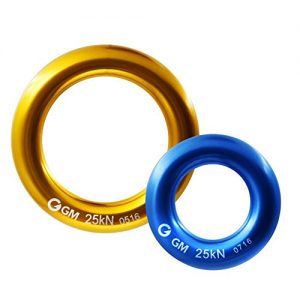 GM CLIMBING Rappel Ring Connector Pack of 2 for Rope Retriever Friction Saver Set