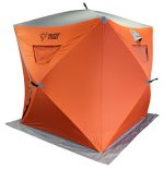 Trophy Strike Ice Shelter - Three Person, Durable, Flame Retardant Shell with Windows