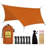 Wise Owl Outfitters Rain Fly Tarp - The WiseFly Premium 11 x 9 ft Waterproof Camping Shelter Canopy - Lightweight Easy Setup for Hammock or Tent Camp Gear - 6 Styles