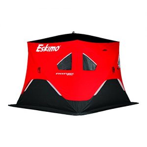 Eskimo FF949I FatFish Insulated Pop-up Portable Ice Shelter, 3-4 Person