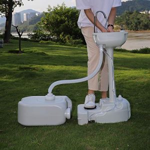 Outdoor Garden Portable Camping Hand Sink – Lightweight 24L HDPE Sanitary Station for RV, Camping & Events