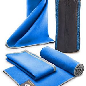 3 Size Towels at the Price of 1 - Super Pack - Fast Quick Dry · Super Absorbent · Ultra Compact · Lightweight · Antimicrobial · Set Microfiber Towels - Best For Gym Travel Camp Backpacking Yoga Fitnes