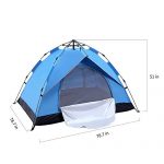 Automatic Single Layer Family Tents for 3 Persons, Large Family - Image 4