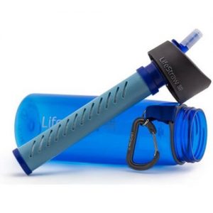 LifeStraw Go Water Filter Bottle with 2-Stage Integrated Filter Straw for Hiking, Backpacking, and Travel