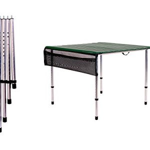 Camp Time, Roll-a-Table, Green, with Adjustable Legs