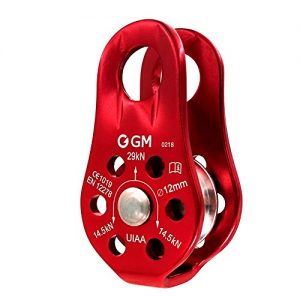 GM CLIMBING 29kN UIAA Certified Micro Pulley Slack Tender for Hitch Tending
