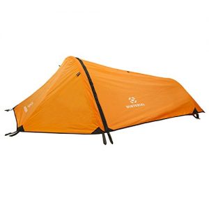 Winterial Single Person Personal Bivy Tent, 1 Person Tent Lightweight 2 Pounds 9 Ounces, Green