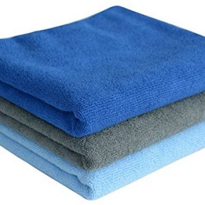 SINLAND Microfiber Gym Towels Sports Fitness Workout Sweat Towel Fast Drying 3 Pack 16 Inch X 32 Inch