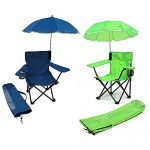 Redmon for Kids Beach Baby Kids Umbrella Camp Chair (Combo of Blue and Green)
