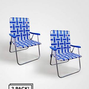 Outdoor Spectator (2-Pack) Classic Reinforced Aluminum Webbed Folding Lawn/Camp Chair