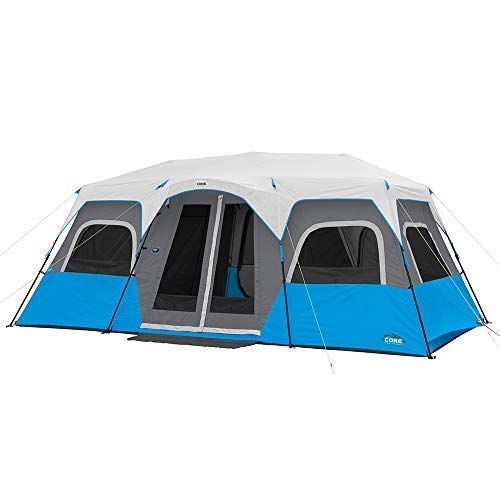 Core Lighted 12 Person Instant Cabin Tent - 18' x 10'