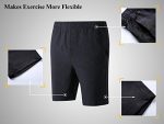 LTIFONE Mens Workout Shorts Spandex Gym Training Bodybuilding Exercise Quick Dry Shorts
