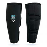 THEFITGUY Weightlifting Shin Guards, EasyWear - No Need to Take Off Shoes, Wear Over Skin, Socks, Training Pants and Tights, Ultimate Shin Protection (Pair)