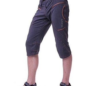 Ucraft "Xlite Rock Climbing Bouldering and Yoga Knickers ¾ Men's and Women's Capri Pants. Lightweight, Stretchy, Breathable