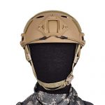 Tongcamo Fast PJ Paintball Airsoft Helmet for Training, Rescue, Climbing, Riding, Jumping, Military