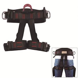 HaoFst Half Body Climbing Harness Belt for Fire Rescue High Altitude School Assignment Caving Rock Climbing Rappelling Equipment Body Guard Protect
