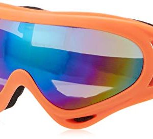 COOLOO Ski Goggles, Snowboard Goggles for Men Women & Youth, Kids, Boys & Girls, Snow Goggle Winter Skiing Sport Goggles with Helmet Anti Fog Protection, Anti-Glare Lenses, Wind Resistance, 2 Pack