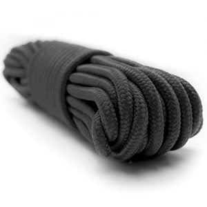 Emergency Zone 9mm Nylon Braided, 50 Foot, Multi-Purpose Camping Rope Brand | Available in 1, 2, 3, 4, 40 Packs. Black, Green, White, Red, Orange, Camouflage Color Options ...