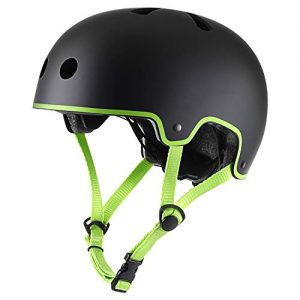 TurboSke Skateboard Helmet, BMX Helmet, Multi-Sport Helmet, Bike Helmet for Kids, Youth, Men, Women