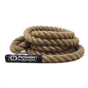 POWER GUIDANCE Climbing Rope, 1.5 Inch in Diameter, No Mounting Bracket Needed, Length Available 8, 10, 12, 15, 20, 25, 30, 35, 40, 50 Feet