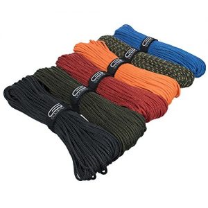 Golberg Premium Polyester Accessory Cord - USA Made Smooth Braid Minimal Stretch Rope - Sizes of 3mm, 4mm, 5mm, or 6mm - Lengths of 25, 50, 100, 250, and 1000 Feet - Compact and Lightweight Cord