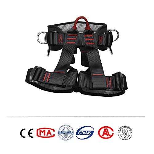 Heejo Thicken Climbing Harness Protect Waist Safety Harness Wider Half Body ⋆