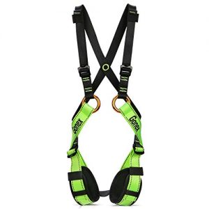 Gonex Kids Full Body Climbing Harness, Child Safety Harness Comfortable Seat Belts for Rock Climbing Extension Training Tree Climbing Mountaineering Rappelling Zipline
