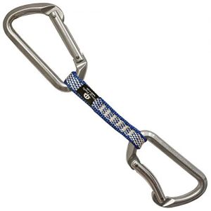 Omega Pacific Quickdraw Climbing Carabiner, Classic, Bright, Non-Locking/Bent, Rock Climbing Gear and Equipment